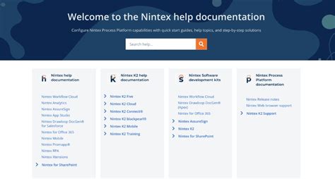 Nintex Customer Support .